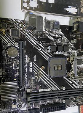 议价华硕H410M-F主板 支持10代CPU，带原装挡板