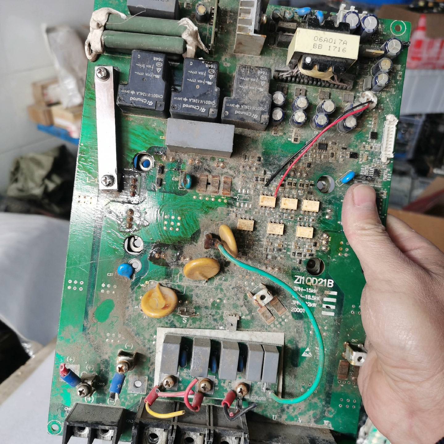 议价众辰变频器电源驱动板ZI1QD21B，拆机，带