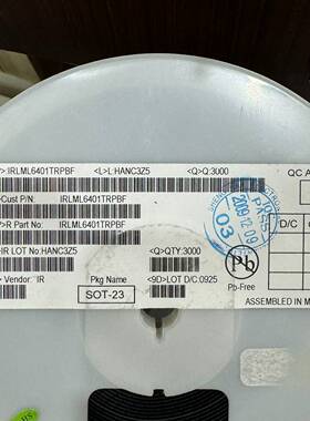 议价IRLML6401TRPBF IR 国际整流器 SOT-23