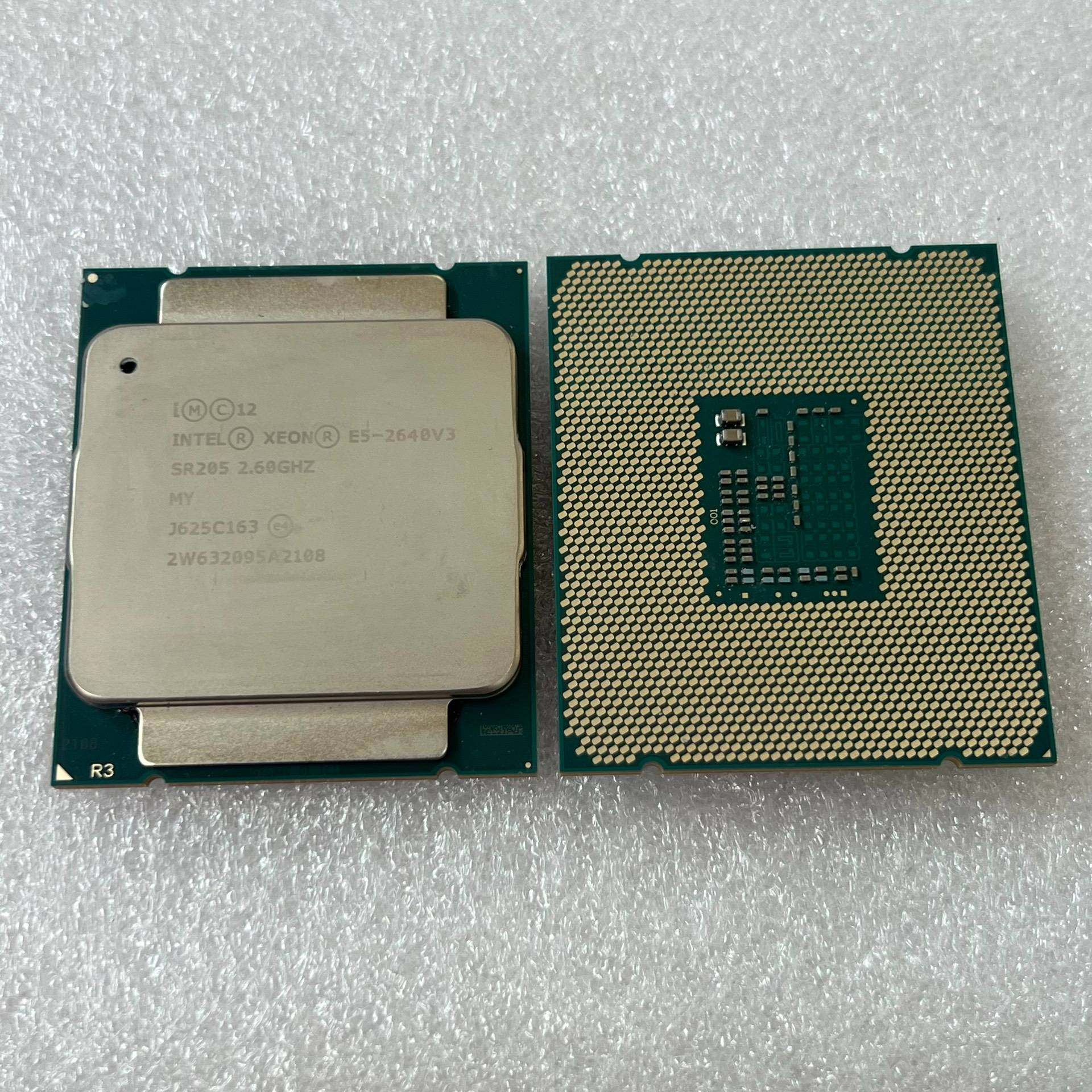 议价E5-2640v3 CPU，原装拆机，8核16线程，x79,