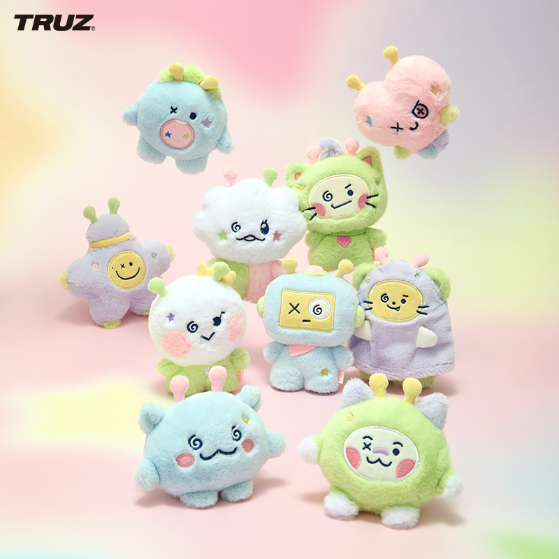TRUZ PLANET 系列 毛绒玩偶 可爱摆件 LINE FRIENDS 连我朋友