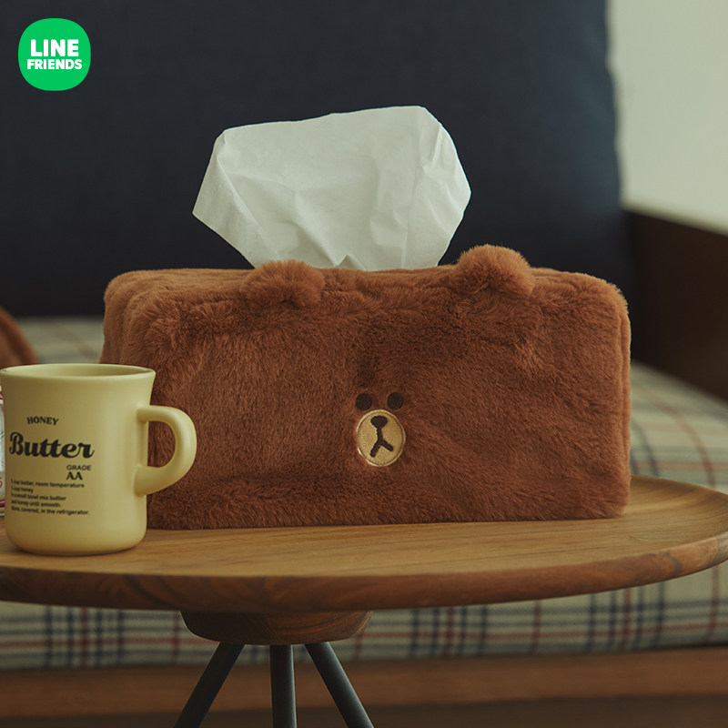 LINE FRIENDS�������� HUG BROWNϵ�пɰ�ë��ֽ���� 33Ԫ