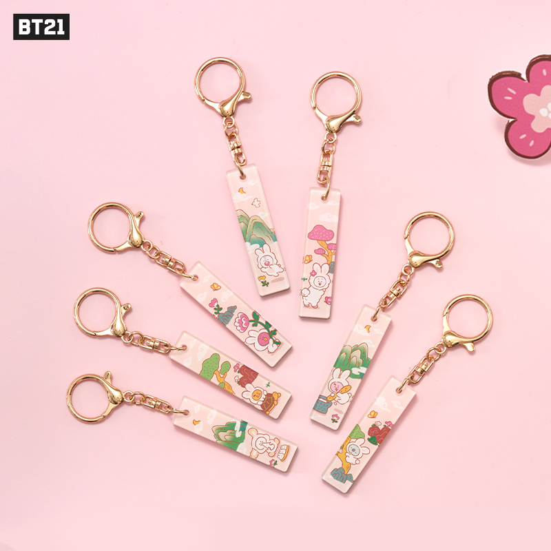 BT21 兔子系列亚克力钥匙扣 可爱挂件  LINE FRIENDS 连我朋友
