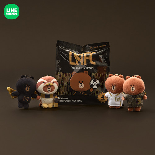 LINE FRIENDS x LAFC 系列毛绒挂件盲袋（款式随机，多拍易重复）