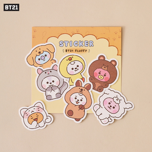 BT21 BABY 动物园系列贴纸 卡通动漫 LINE FRIENDS 连我朋友