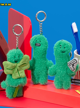 LINE FRIENDS 连我朋友 JOGUMAN HERO 系列玩偶钥匙扣 可爱包挂