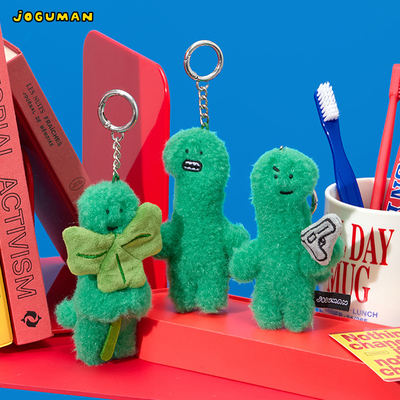 LINE FRIENDS 连我朋友 JOGUMAN HERO 系列玩偶钥匙扣 可爱包挂