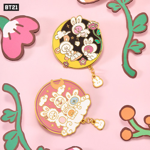 BT21 兔子系列金属磁吸冰箱贴  LINE FRIENDS 连我朋友