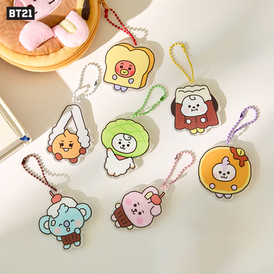 烘焙面包店系列亚克力钥匙扣