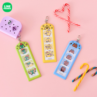 游乐园系列 LINE minini 连我朋友 相片挂件钥匙扣摆件 FRIENDS
