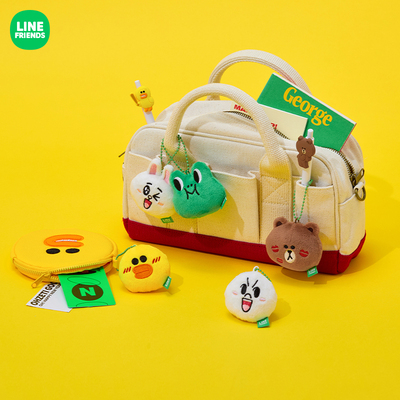 LINEFRIENDS经典复刻脸型钥匙扣