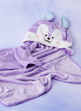 BT21 HOPE IN LOVE 系列 连帽午睡毯动漫周边保暖毯办公毯空调毯