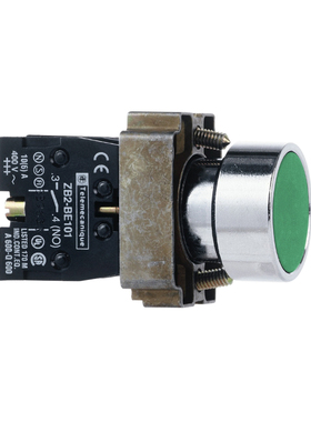 施耐德平头按钮带底座XB2BA31C复位22mm带灯XB2BW33M1C急停BS542C