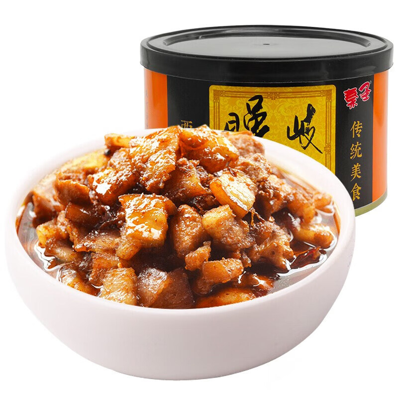 秦圣 陕西特产岐山臊子肉310克 臊子面配料夹馍拌料炒菜佐料 罐装