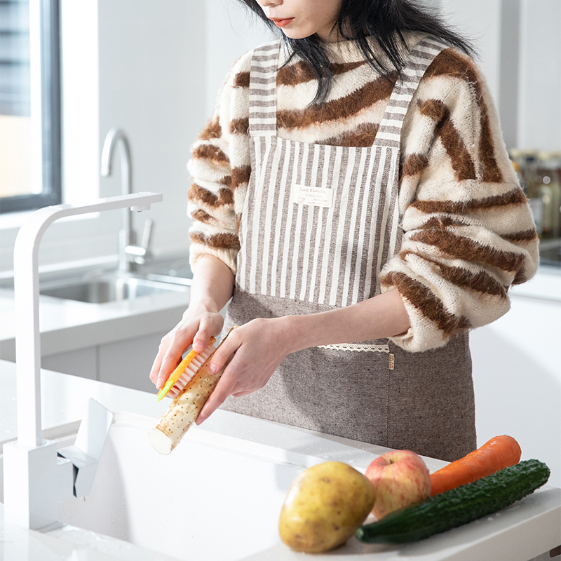 日本进口神器山药土豆去泥清洁刷