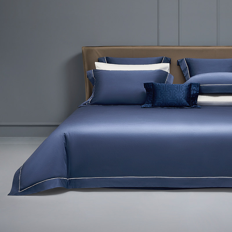 素色酒店风 大气蓝色