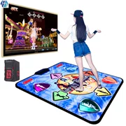 Dance mat máy tính TV sử dụng kép dạ quang trẻ em tạo tác trò chơi máy cách âm mat ngoài trời trẻ em nhảy máy - Dance pad