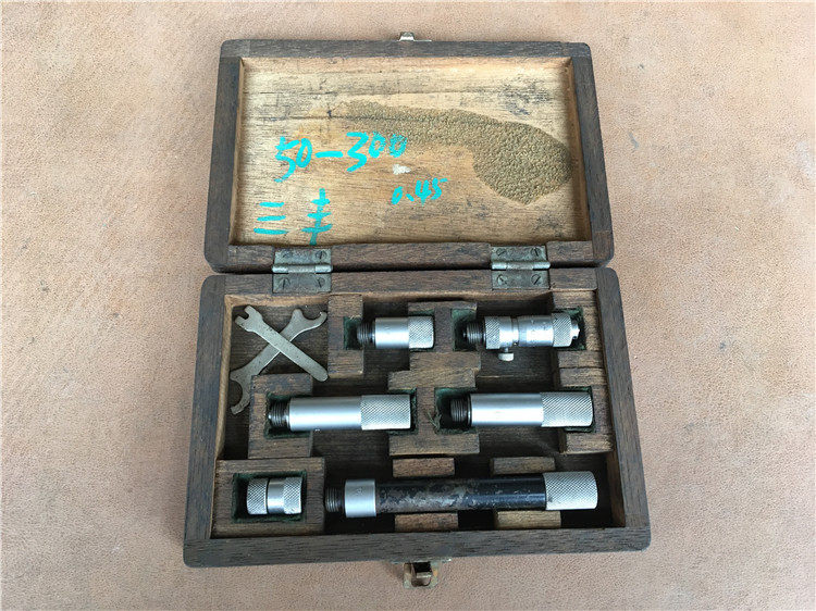 二手日本进口三丰内径千分尺量具50mm-300mm重约0.45kg实物拍