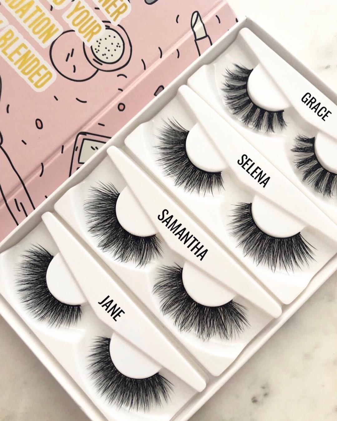 欧美自然浓密纤长卷翘簇状假睫毛