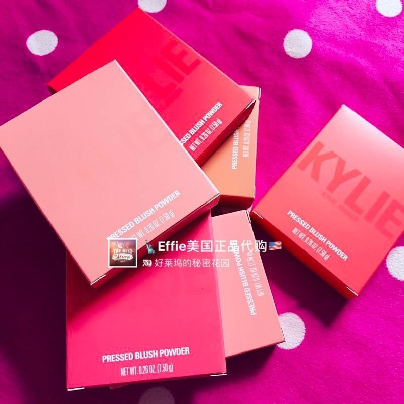 【现货】美国正品Kylie新品Blush哑光单色腮红盘 超美5色可选