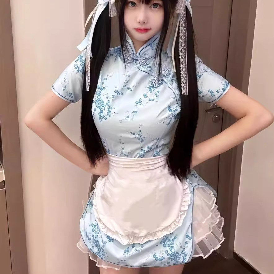 中华娘旗袍cos新中式改良甜美