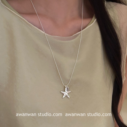 阿婉Wan 幸运星~百搭星星项链小众设计感锁骨链度假风时尚颈链