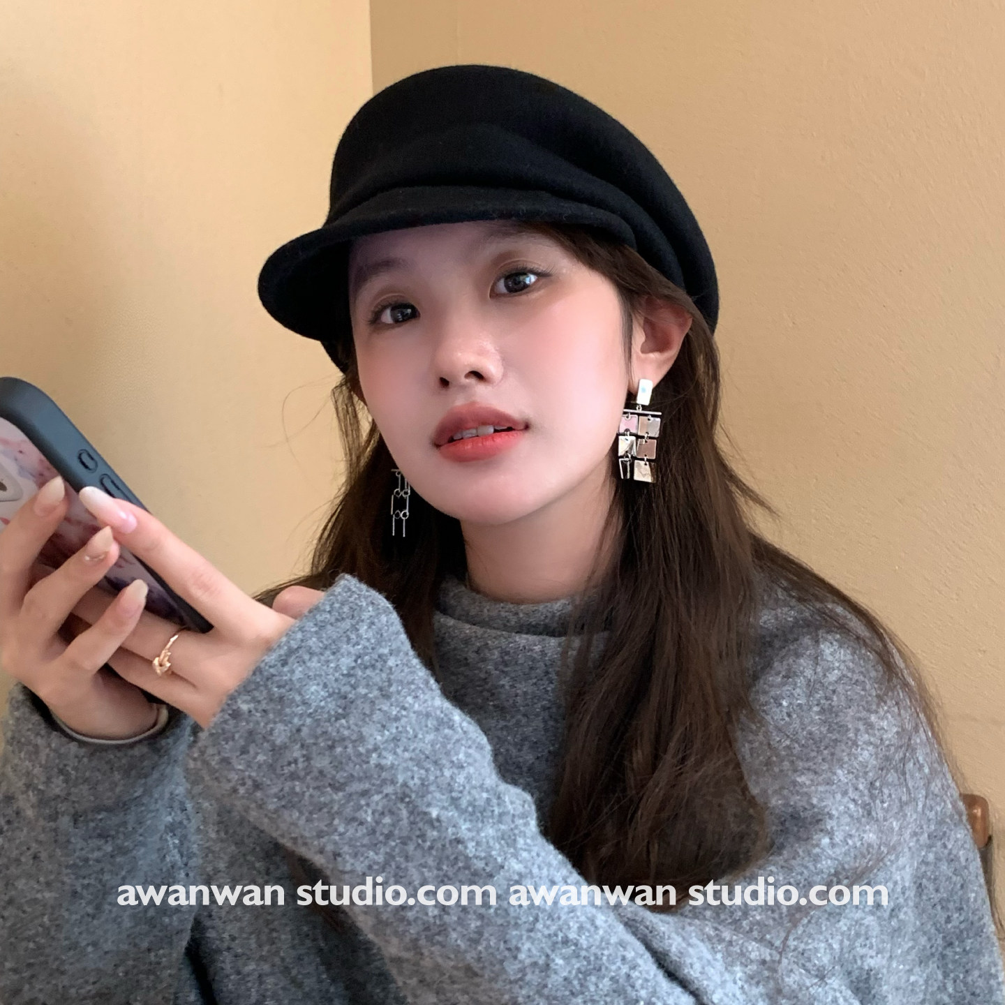 阿婉Wan 向日葵欧尼同款~银色亮片夸张耳环显脸瘦时髦流苏耳钉,饰品/流行首饰/时尚饰品新,耳钉,淘宝优惠券,粉丝福利购,淘宝优惠卷