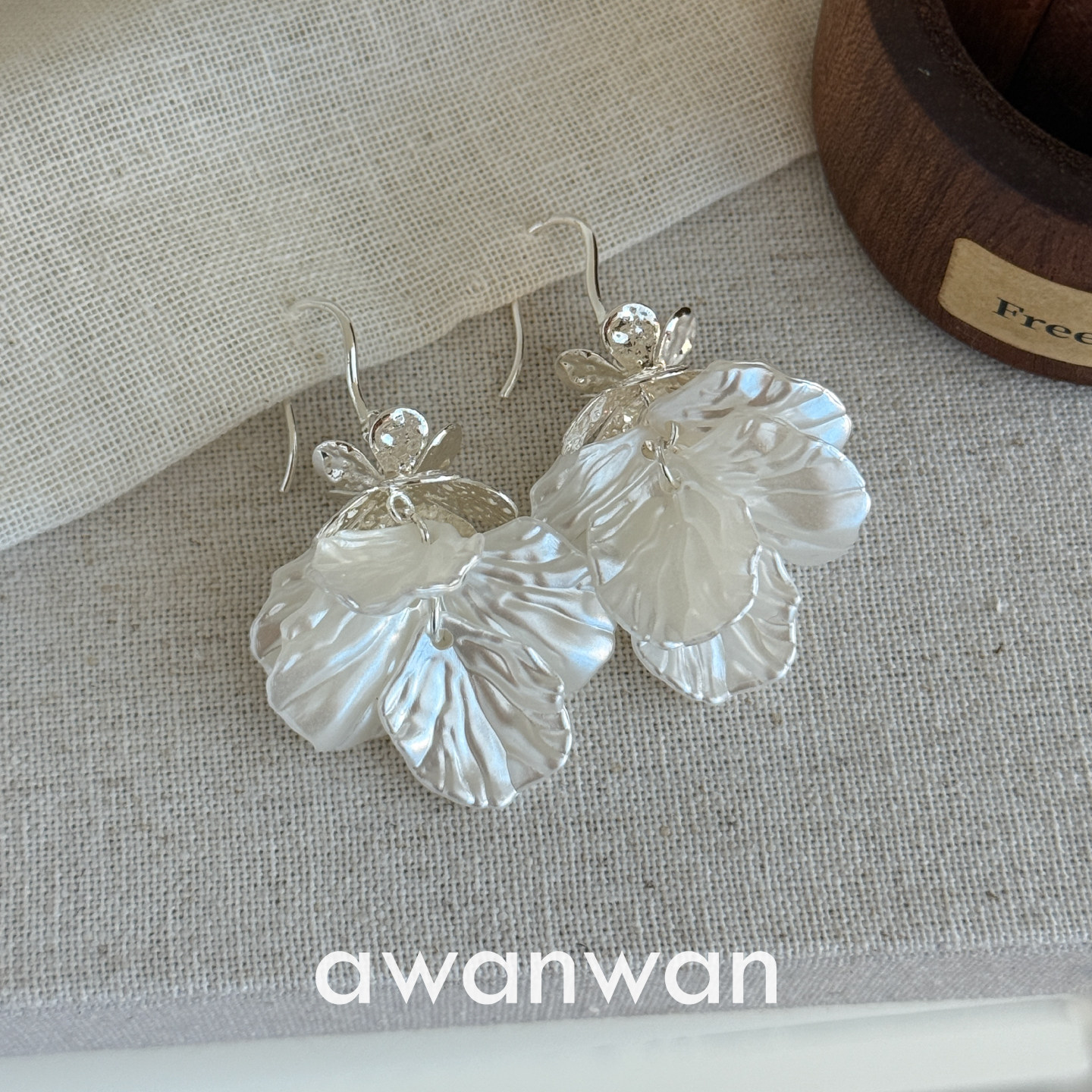 阿婉Wan 盛夏绮梦~高级感甜美少女感度假风耳环时髦气质耳饰图片
