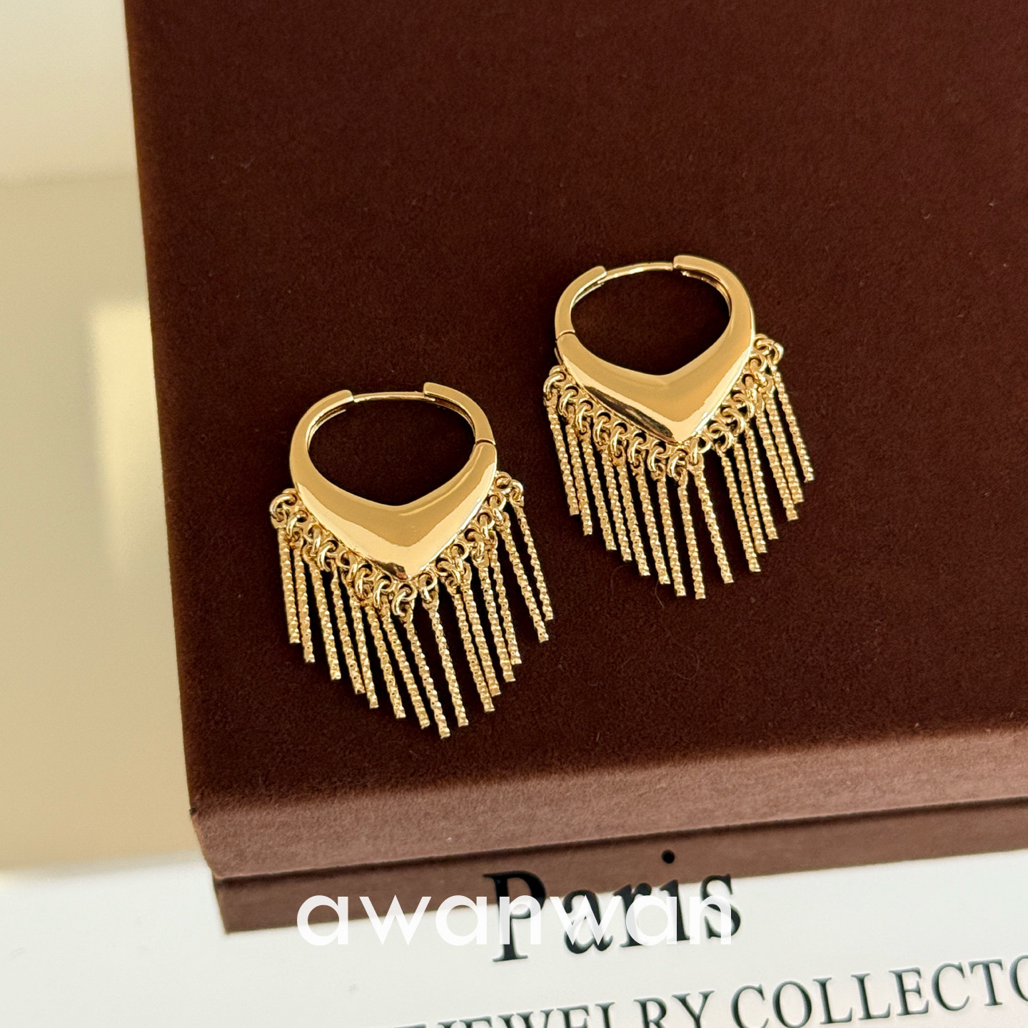 阿婉Wan鎏金旧梦~复古少女时髦感流苏耳饰贵气百搭精致耳扣耳环,饰品/流行首饰/时尚饰品新,耳钉,淘宝优惠券,粉丝福利购,淘宝优惠卷