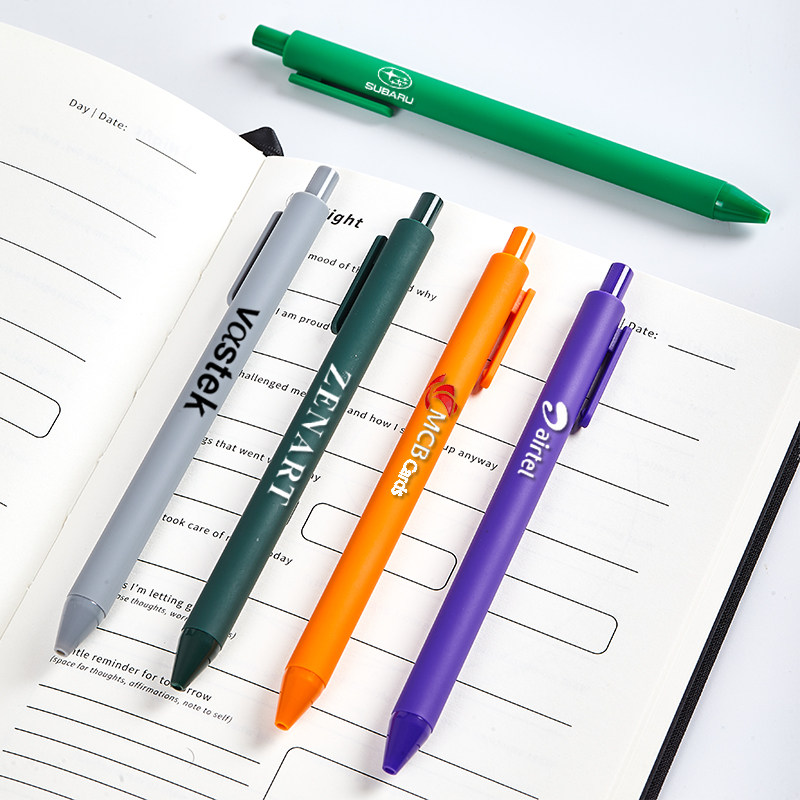 按动广告笔定制logo可印刷刻字中性笔水笔圆珠免费订签字商务礼品