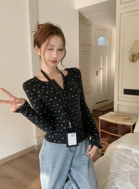 铅笔莓莓【02.09/20:00新品】限时前3天到手6折！！半开领碎花T恤