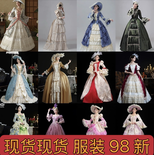 出租赁欧洲中世纪复古宫廷裙朱丽叶话剧演出服欧式皇家贵族公主裙