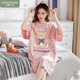 带胸垫孕妇睡衣大码 短袖 家居服 夏2026新款 芬腾可安莫代尔睡裙女款