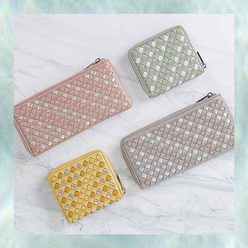 Legato Largo日本乐天折叠钱包錢包二折PU零钱包女短款钱夹wallet