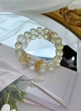 原创设计天然柠檬晶手串