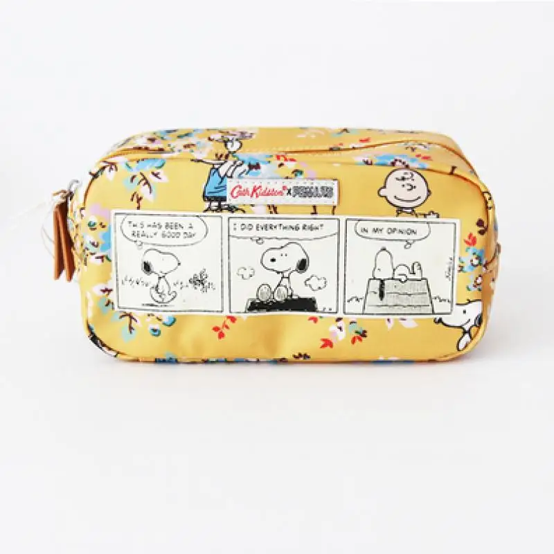 Cath Kidston联名卡通史诺比彼得兔田园复古可爱化妆包防水洗漱包