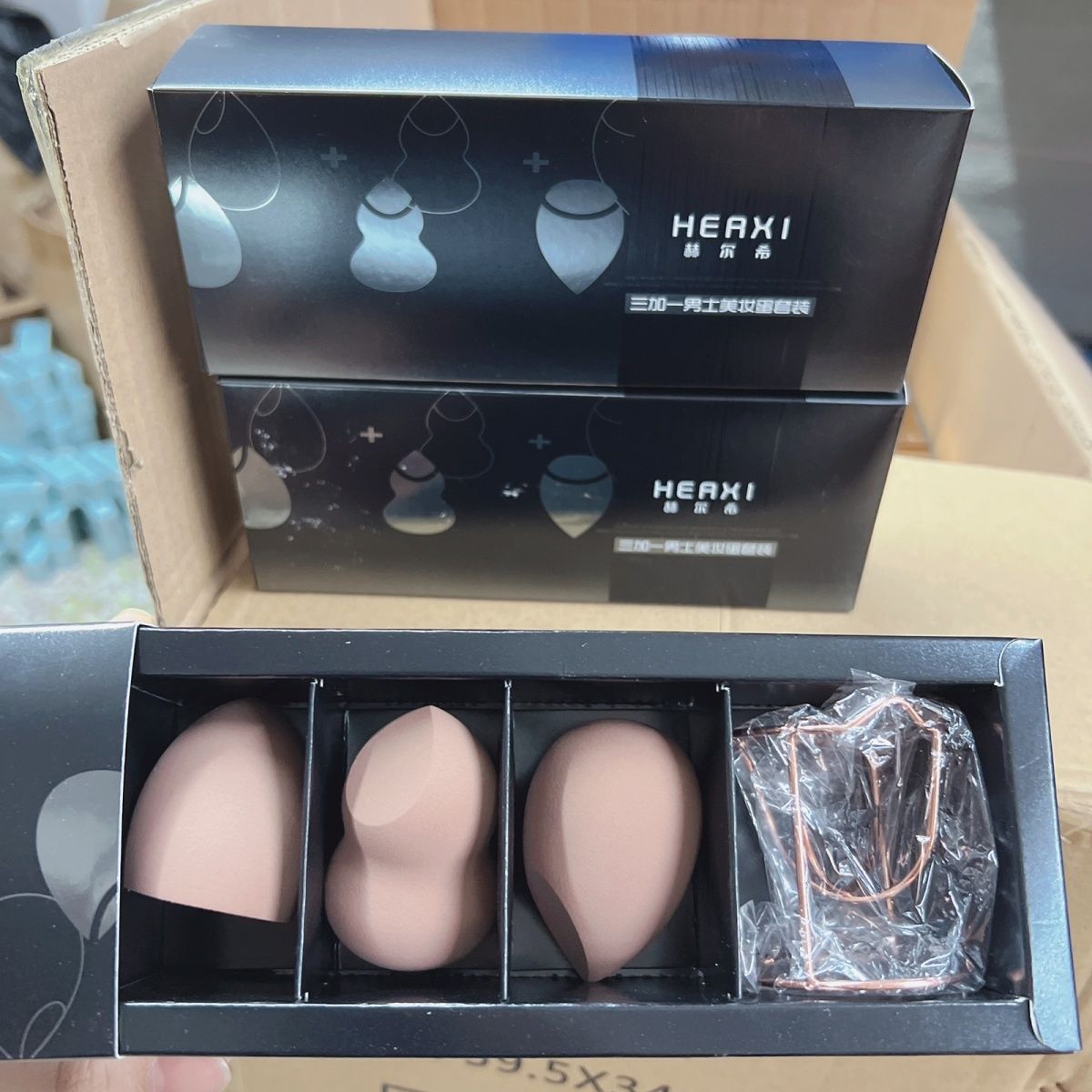 礼盒装美妆蛋柔软不吃粉