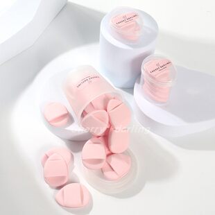 2/5/8/16个盒装手指粉扑拇指小号气垫粉扑美妆蛋干湿两用