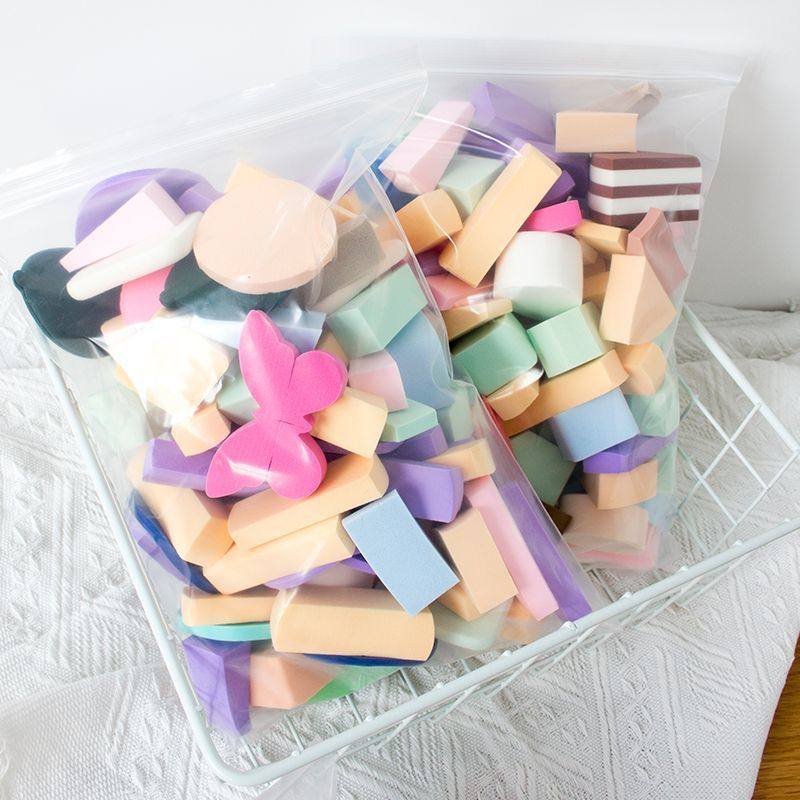 捡漏粉扑35个多种形状海绵粉扑化妆球美妆蛋粉底液专用 气垫粉扑,彩妆/香水/美妆工具,化妆/美容工具,淘宝优惠券,粉丝福利购,淘宝优惠卷