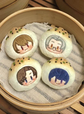 未定事件薄联动小杨生煎周边夏彦左然陆景和莫奕毛绒玩偶公仔装饰