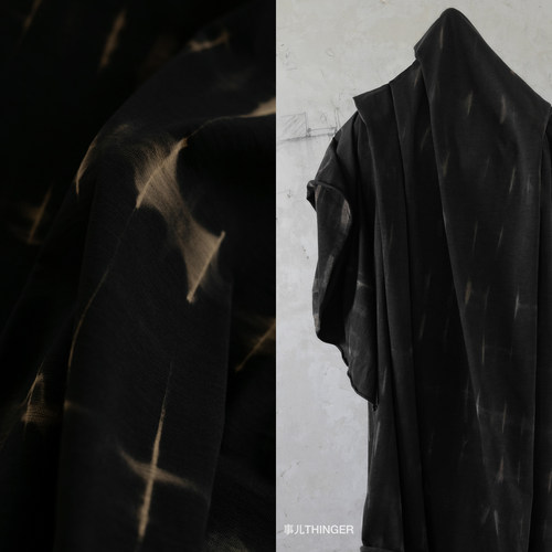 事儿手工扎染中性纯棉服装面料