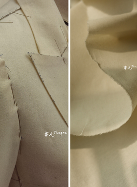 事儿 全棉坯布－160cm宽幅 立裁扎染蜡染包袋纯棉布料 设计师面料