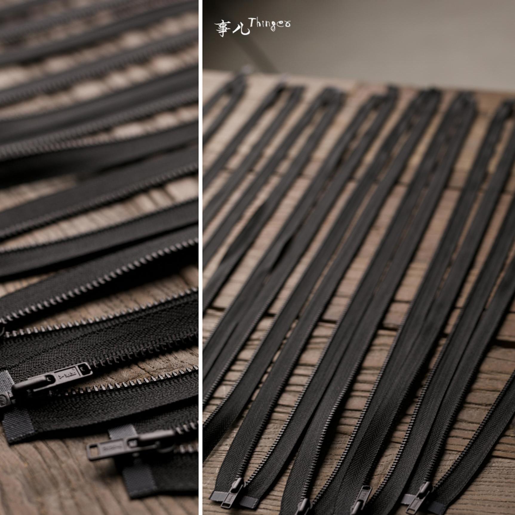 YKK事儿暗黑风格复古金属拉链