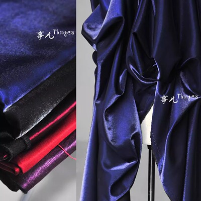 事儿加厚织锦棉缎混纺礼服设计师