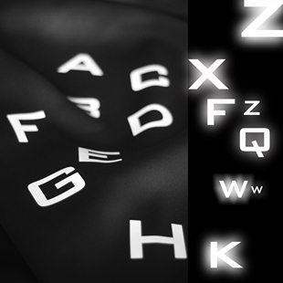 BankGothic BT字体／1套价 反光英文字母－TPU热熔胶膜 70%off