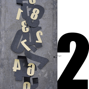 字体 70%off Impact 2－TPU热熔胶膜 多色多规格／1套 阿拉伯数字