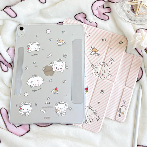 morock【插画师联名】苹果平板ipad保护壳适用ipad11保护套mini7外壳air7壳pro11寸带笔槽10代磁吸防护air6/5