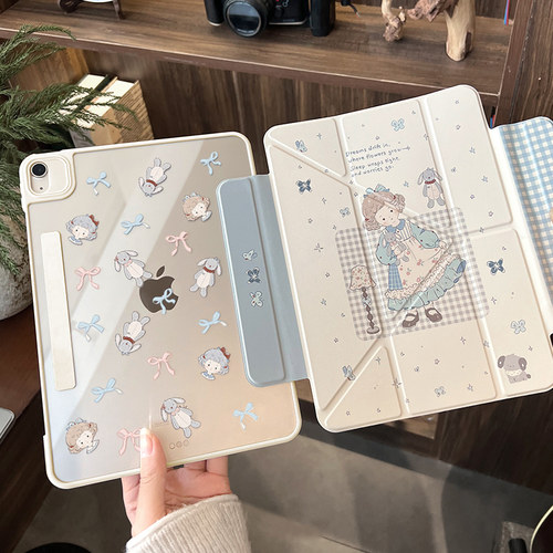 morock平板保护壳适用air7保护壳ipadmini7保护套2025pro11寸外壳10代带笔槽13寸防护壳air6/5/4磁吸防弯壳子