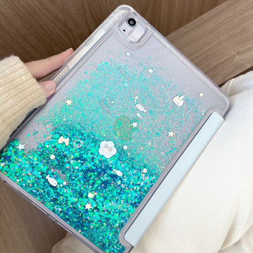 ipad流沙壳背面如海洋般湛蓝