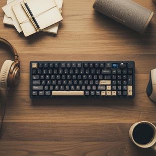 无线三模机械键盘带屏幕和双旋钮 M100 KLUDGE 数字键盘 ROYAL